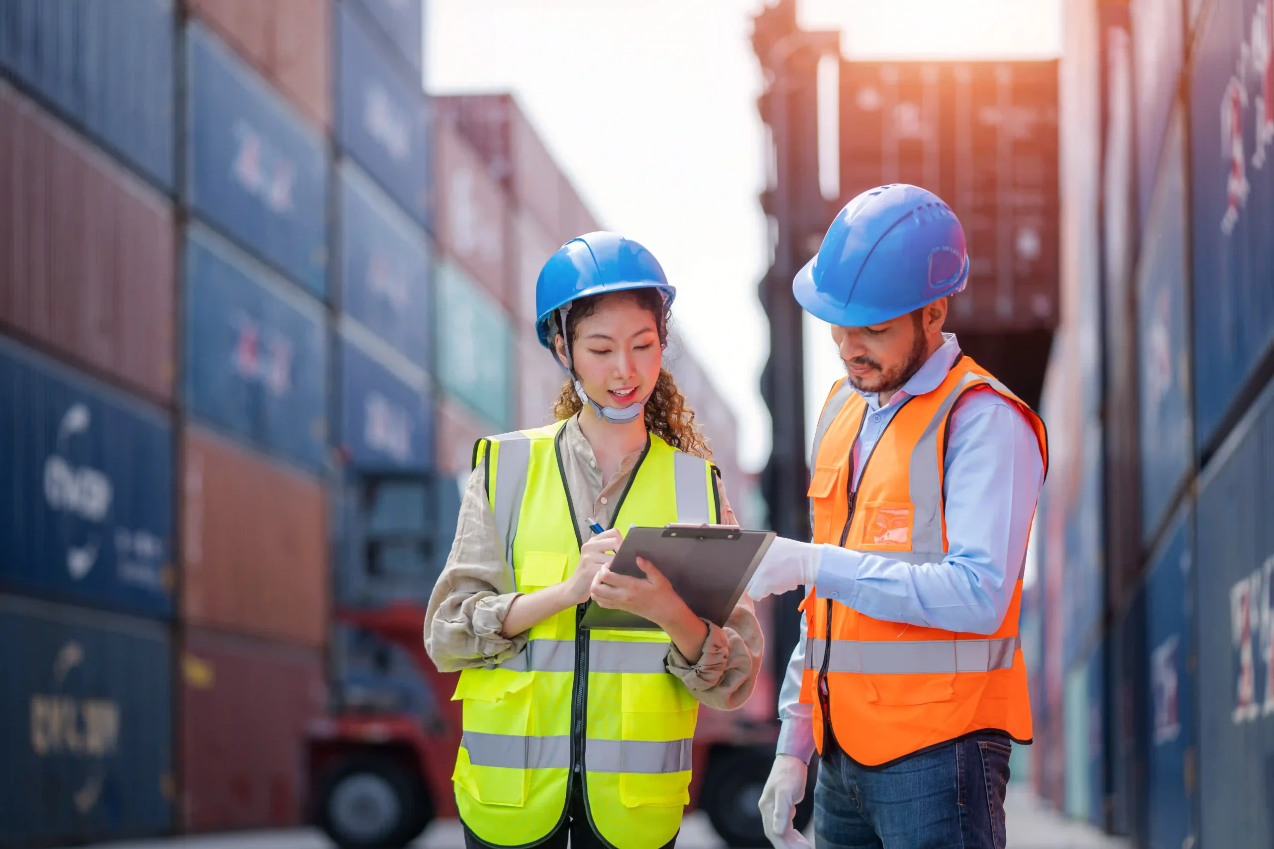 Supply chain professionals reviewing cargo documentation for U.S. customs rules and procedures 2025