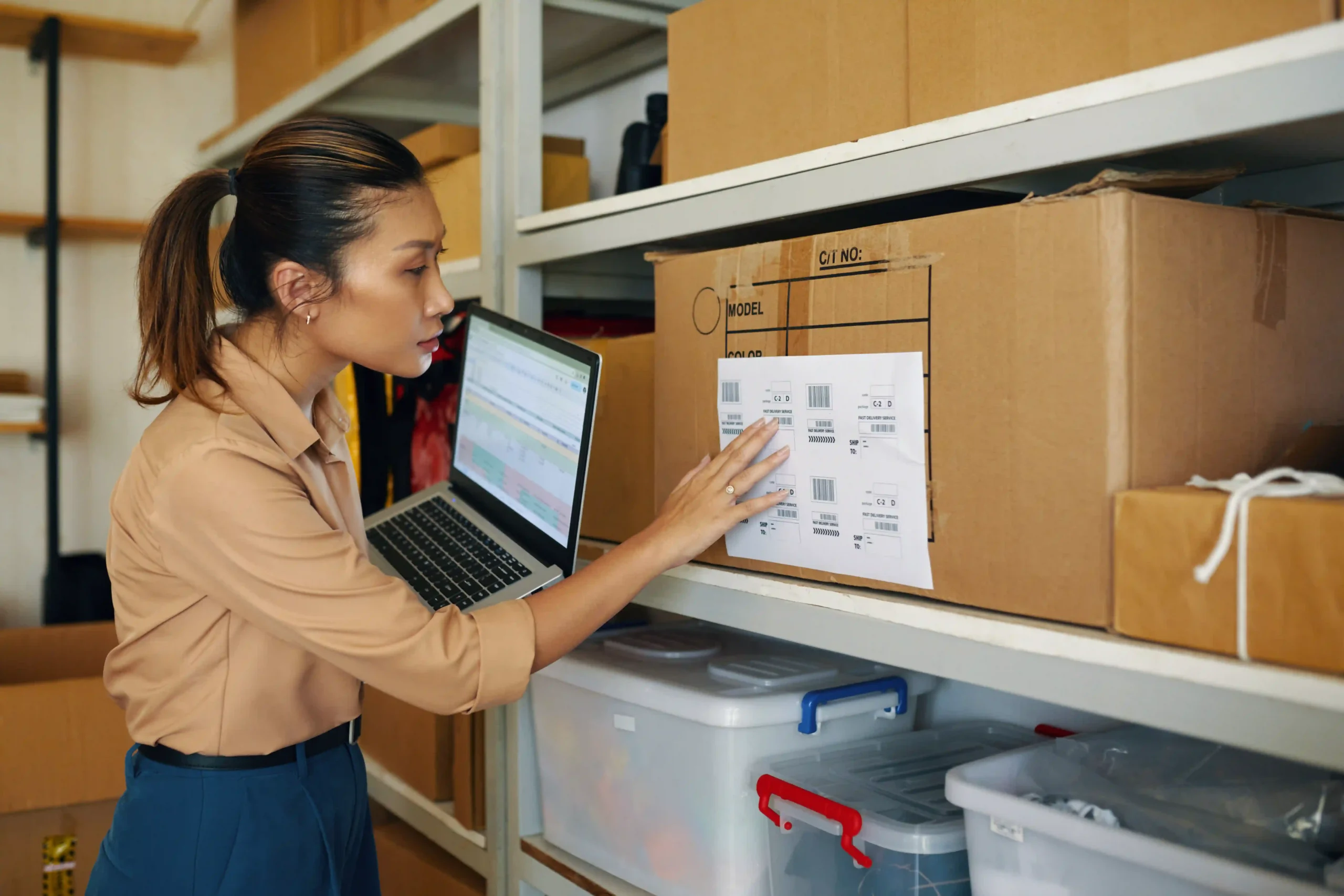 Inventory management explained with digital systems for barcode tracking and stock verification